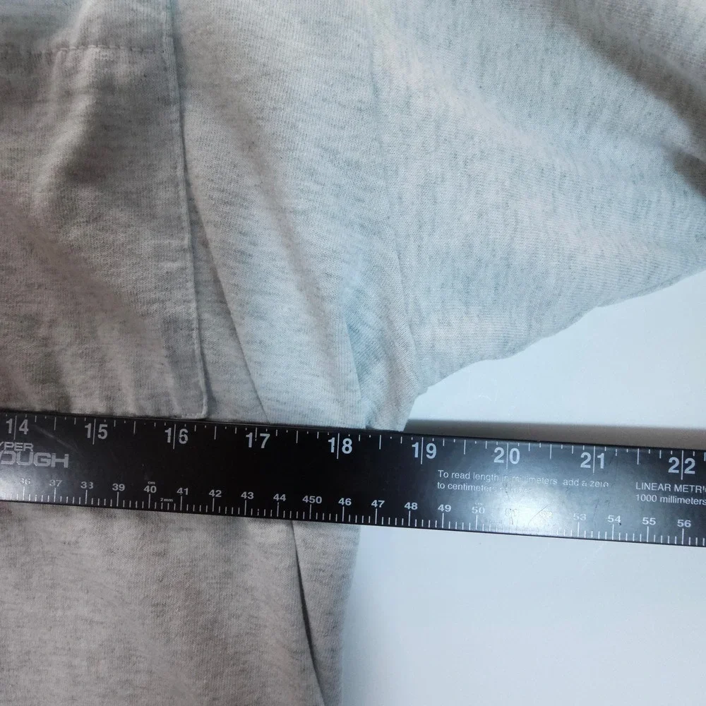 Vintage BVD T-Shirt Mens Large Grey Pocket Tee Streetwear USA Made - Picture 8 of 9